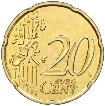 20 евроцентов 2002 года Монако