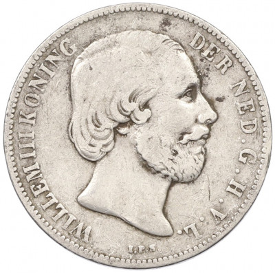 1 гульден 1863 года Нидерланды