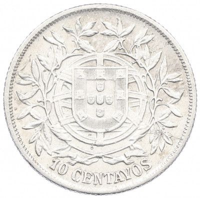10 сентаво 1915 года Португалия