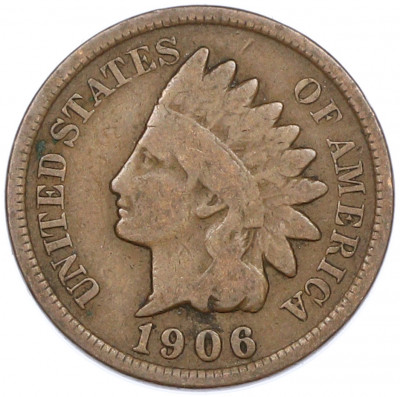 1 цент 1906 года США