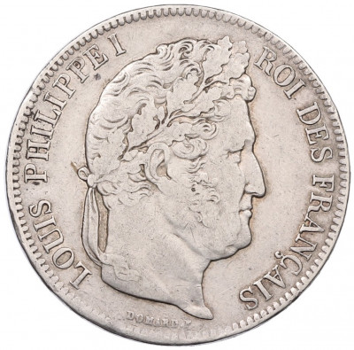 5 франков 1841 года W Франция
