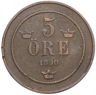 5 эре 1890 года Швеция