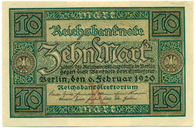 10 марок 1920 года Германия