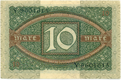 10 марок 1920 года Германия