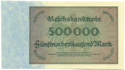 500000 марок 1923 года Германия