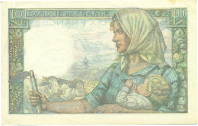 10 франков 1947 года Франция