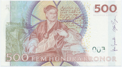 500 крон 2009 года Швеция