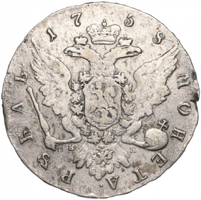 1 рубль 1758 года СПБ ТI НК