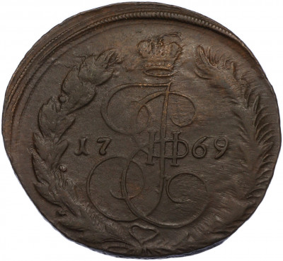 5 копеек 1769 года ЕМ