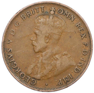 1 пенни 1921 года Австралия
