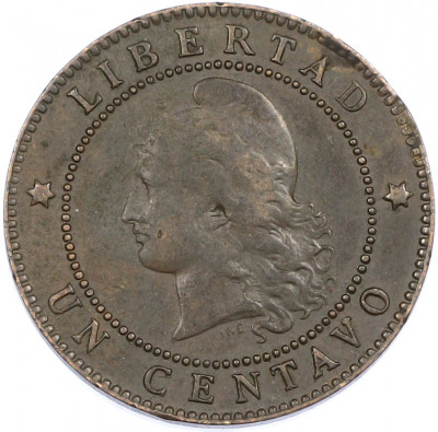 1 сентаво 1884 года Аргентина