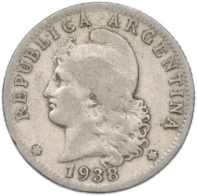 20 сентаво 1938 года Аргентина