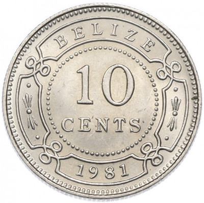 10 центов 1981 Белиз