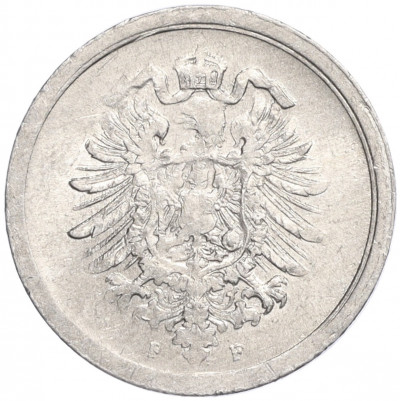 1 пфенниг 1917 года F Германия