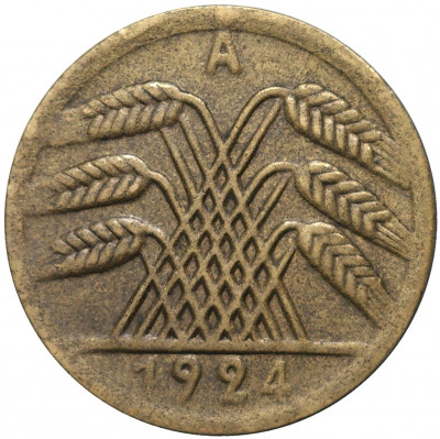 50 рентенпфеннигов 1924 года A Германия