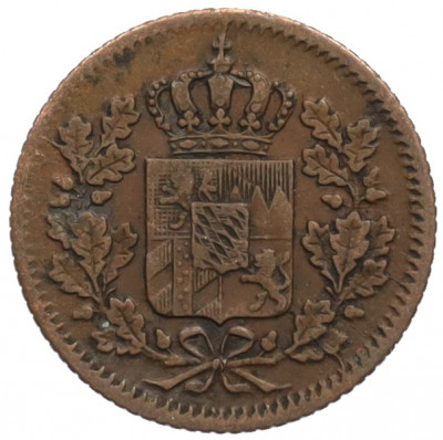 1 пфенниг 1856 года Бавария