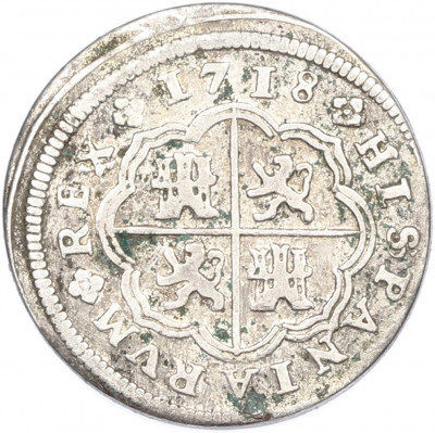 1 реал 1718 года Испания
