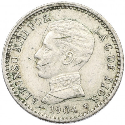 50 сентимо 1904 года Испания