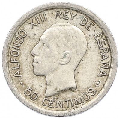 50 сентимо 1926 года Испания