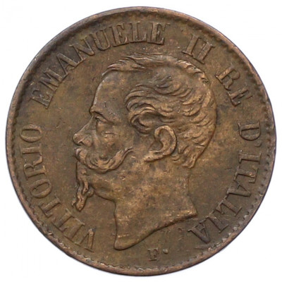 1 чентезимо 1867 года M Италия