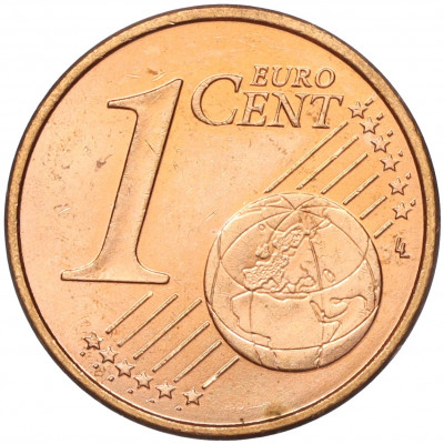 1 евроцент 2001 года Монако