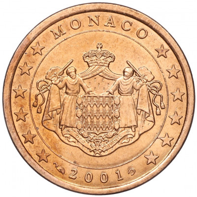 5 евроцентов 2001 года Монако