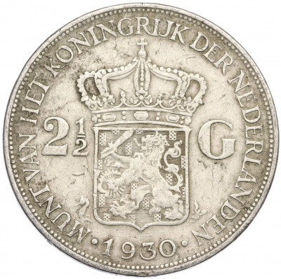2 1/2 гульдена 1930 года Нидерланды