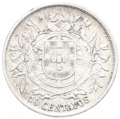 10 сентаво 1915 года Португалия