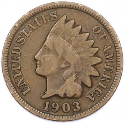 1 цент 1903 года США