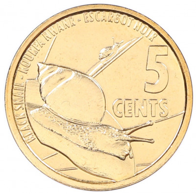 5 центов 2022 года Сейшелы