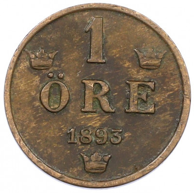 1 эре 1893 года Швеция