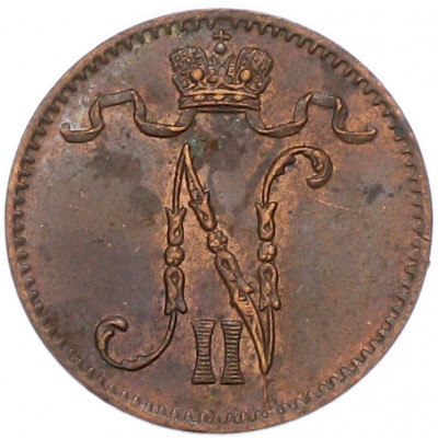 1 пенни 1901 года Русская Финляндия