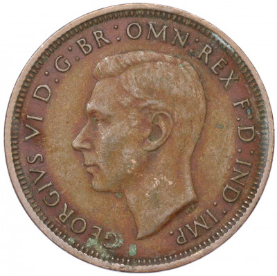 1/2 пенни 1938 года Австралия