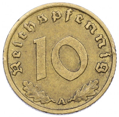 10 рейхспфеннигов 1938 года A Германия