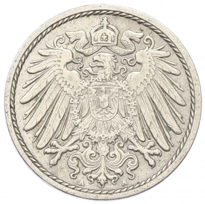 5 пфеннигов 1910 года A Германия