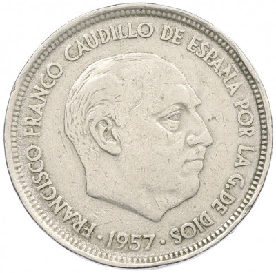 50 песет 1957 (59) года Испания