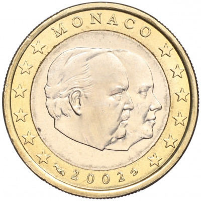 1 евро 2002 года Монако
