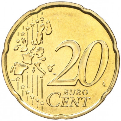 20 евроцентов 2002 года Монако