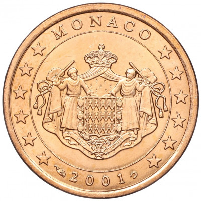 5 евроцентов 2001 года Монако