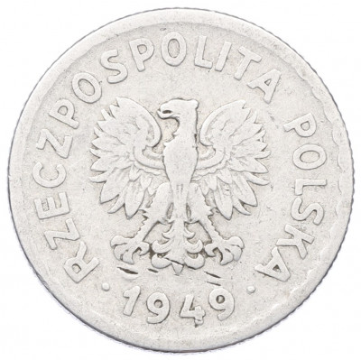 1 злотый 1949 года Польша