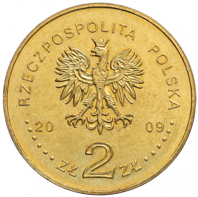 2 злотых 2009 года Польша «Оборона Вестерплатте в сентябре 1939»