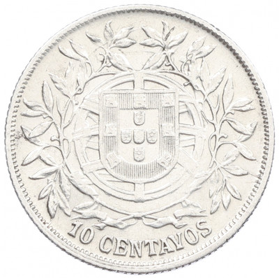 10 сентаво 1915 года Португалия