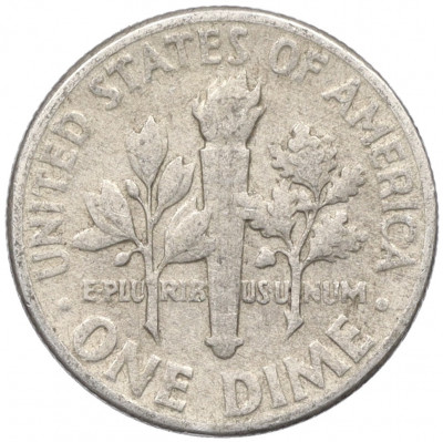 1 дайм (10 центов) 1957 года США