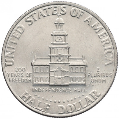 1/2 доллара (50 центов) 1976 года США «200 лет Независимости»