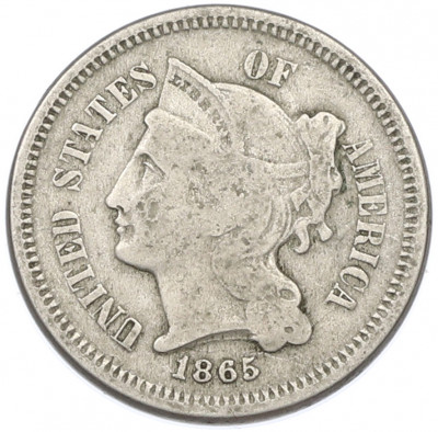 3 цента 1865 года США
