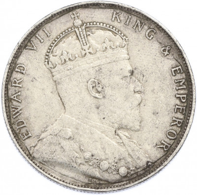 1 доллар 1908 года Стрейтс Сетлментс
