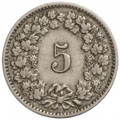 5 раппенов 1903 года Швейцария