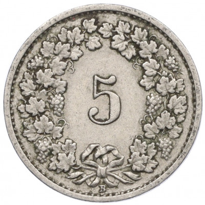 5 раппенов 1920 года Швейцария