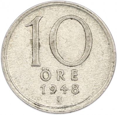 10 эре 1948 года Швеция