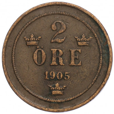 2 эре 1905 года Швеция